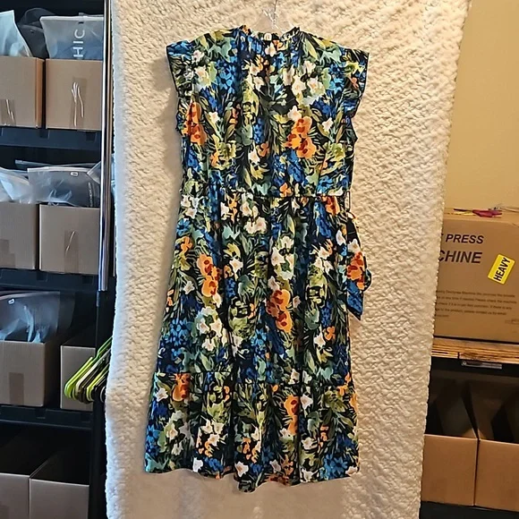 Bloomchic Dress size 12 Floral Tiered Dress - Picture 4 of 15